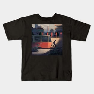 Tram Commute Kids T-Shirt